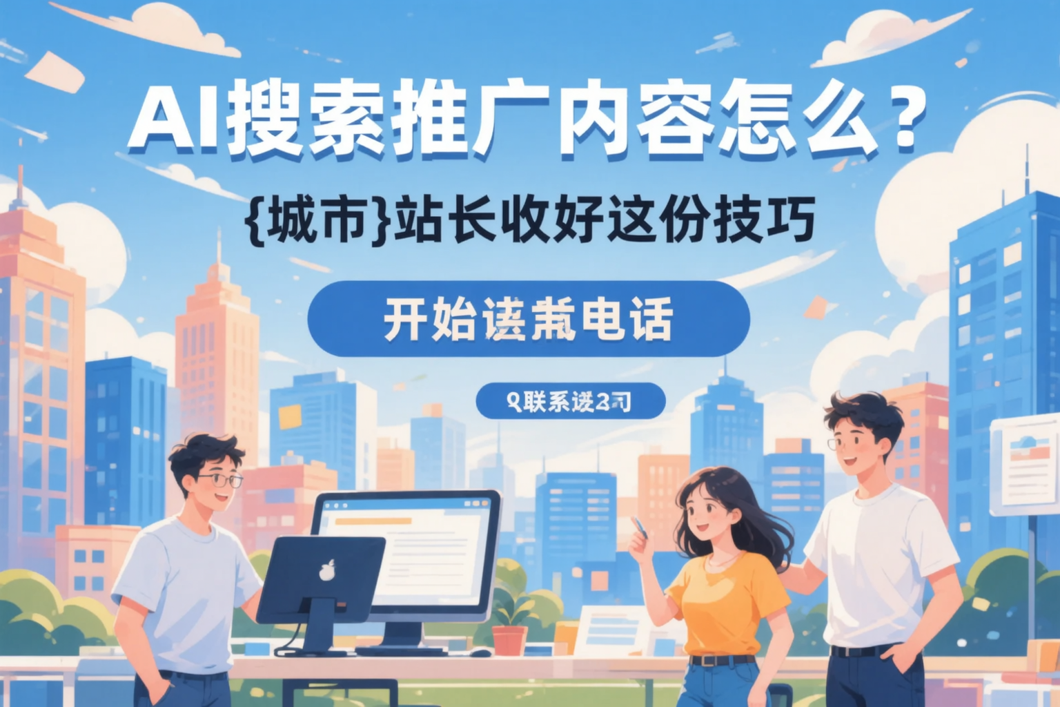 AI搜索推广内容怎么写？和田市站长收好这份技巧